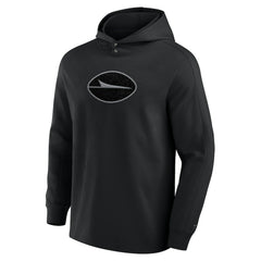 New York Jets Elements Blaze Tri-Blend Long Sleeve Hoodie T-Shirt - Black discount