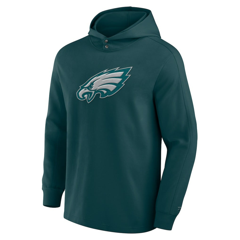 Philadelphia Eagles Elements Blaze Tri-Blend Long Sleeve Hoodie T-Shirt - Midnight Green cheap