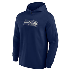 Seattle Seahawks Elements Blaze Tri-Blend Long Sleeve Hoodie T-Shirt - College Navy outlet