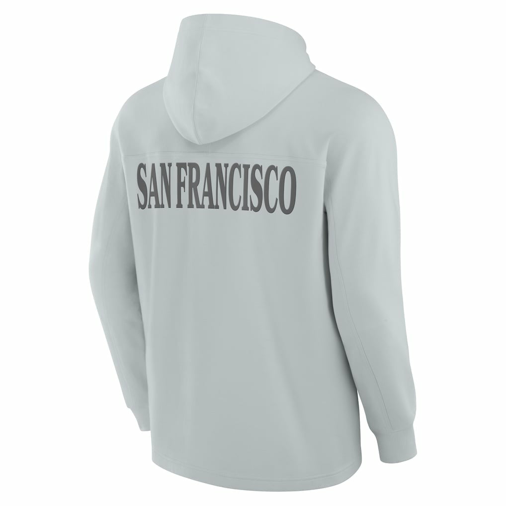 San Francisco 49ers Elements Blaze Tri-Blend Long Sleeve Hoodie T-Shirt - Gray sale