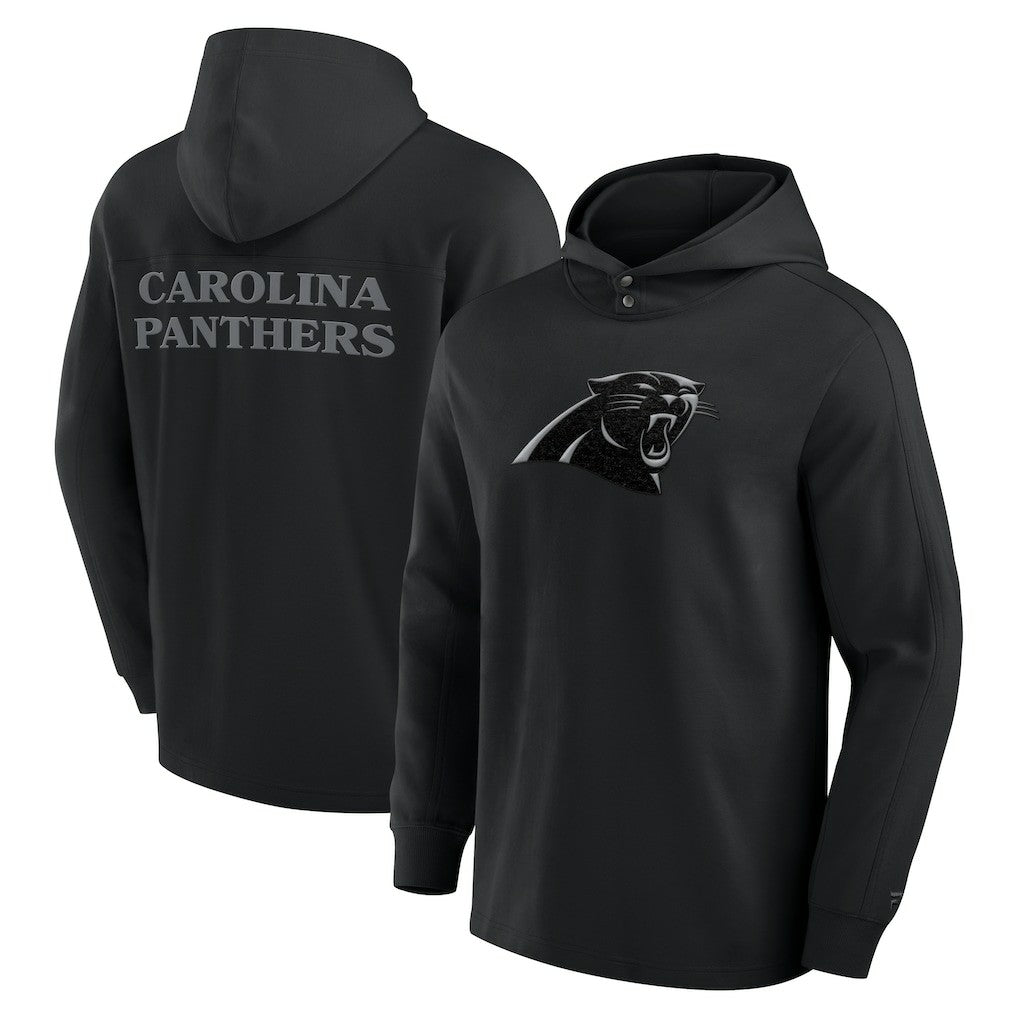 Carolina Panthers Elements Blaze Tri-Blend Long Sleeve Hoodie T-Shirt - Black outlet