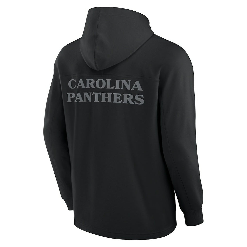Carolina Panthers Elements Blaze Tri-Blend Long Sleeve Hoodie T-Shirt - Black outlet