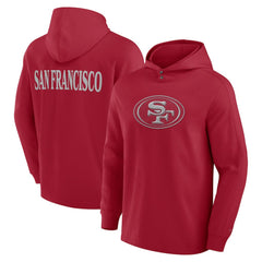 San Francisco 49ers Elements Blaze Tri-Blend Long Sleeve Hoodie T-Shirt - Scarlet online