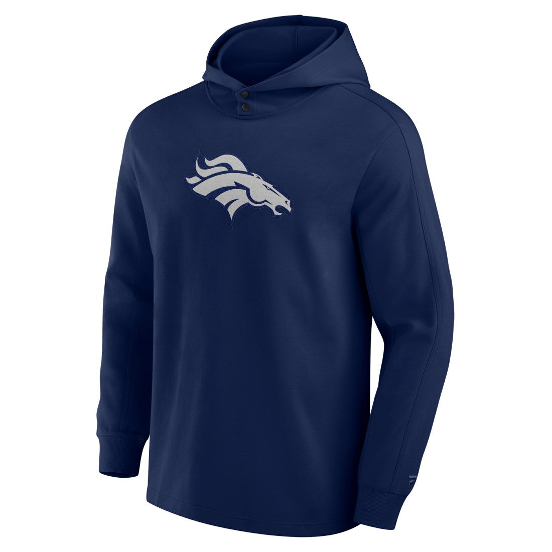Denver Broncos Elements Blaze Tri-Blend Long Sleeve Hoodie T-Shirt - Navy cheap