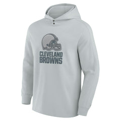 Cleveland Browns Elements Blaze Tri-Blend Long Sleeve Hoodie T-Shirt - Gray sale