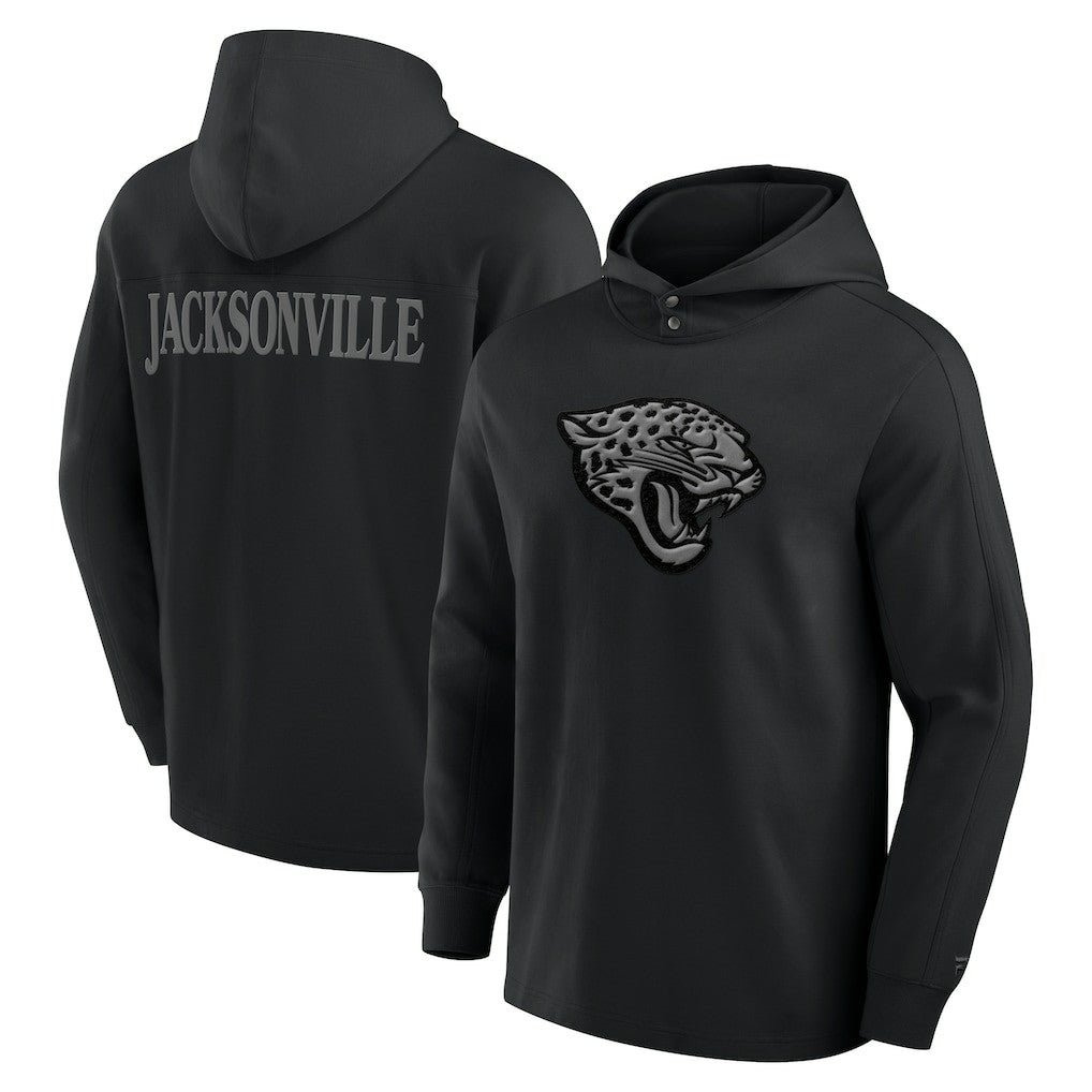 Jacksonville Jaguars Elements Blaze Tri-Blend Long Sleeve Hoodie T-Shirt - Black sale