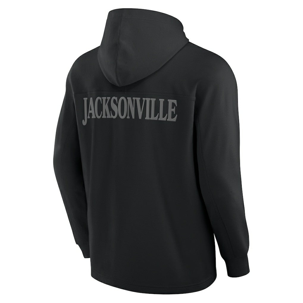 Jacksonville Jaguars Elements Blaze Tri-Blend Long Sleeve Hoodie T-Shirt - Black sale