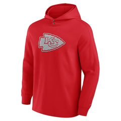 Kansas City Chiefs Elements Blaze Tri-Blend Long Sleeve Hoodie T-Shirt - Red online