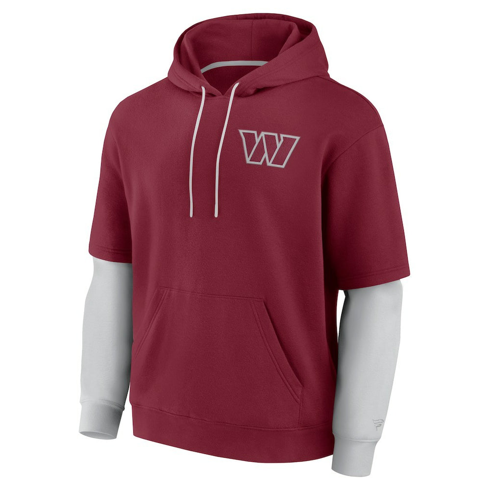 Washington Commanders Unisex Sleek Elements Pullover Hoodie - Burgundy on sale
