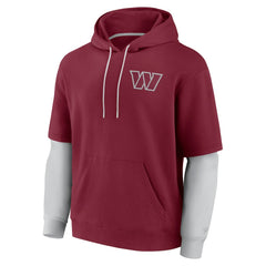 Washington Commanders Unisex Sleek Elements Pullover Hoodie - Burgundy on sale