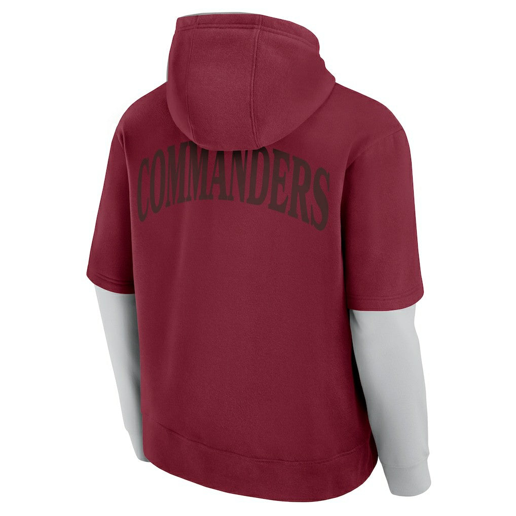 Washington Commanders Unisex Sleek Elements Pullover Hoodie - Burgundy on sale