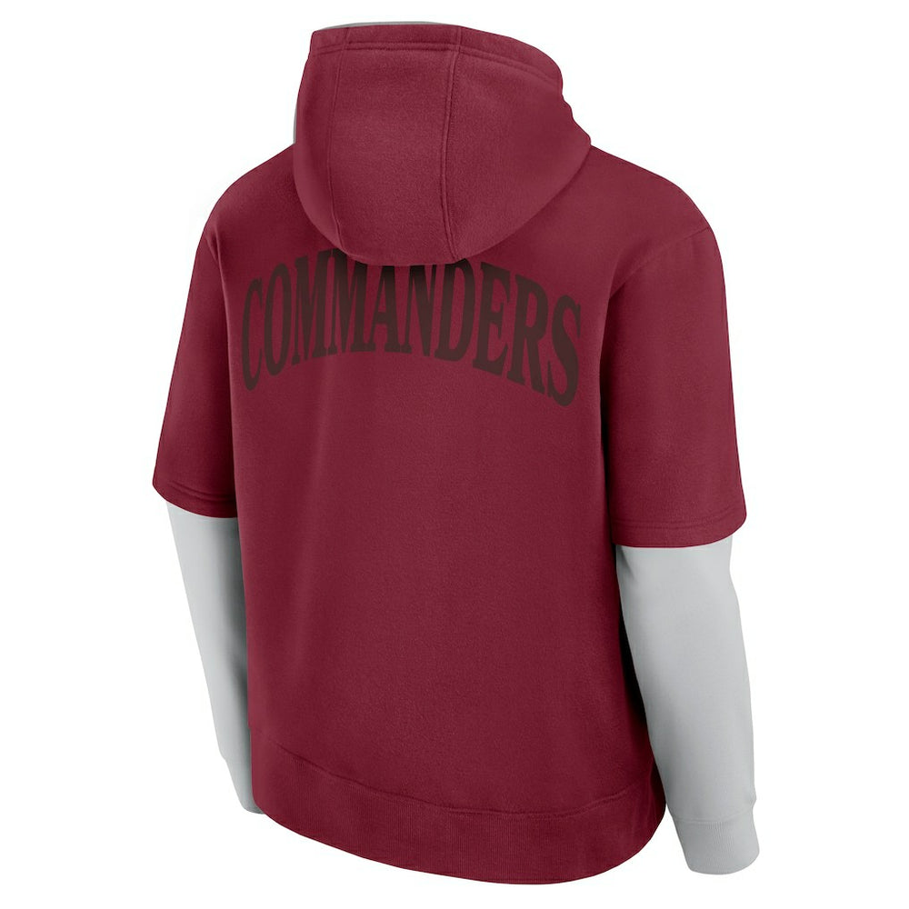 Washington Commanders Unisex Sleek Elements Pullover Hoodie - Burgundy on sale
