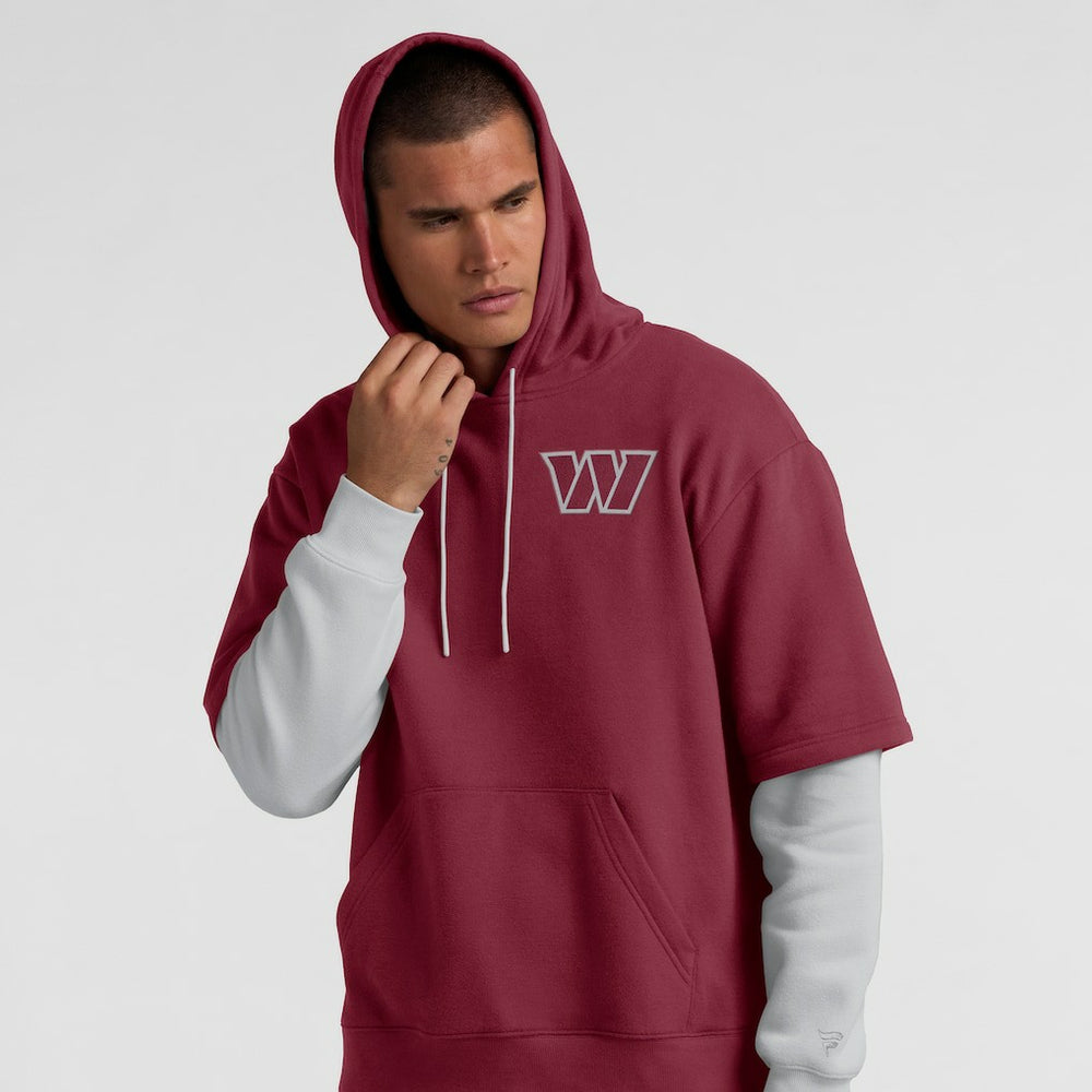 Washington Commanders Unisex Sleek Elements Pullover Hoodie - Burgundy on sale