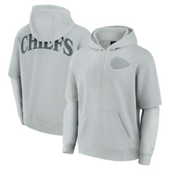 Kansas City Chiefs Unisex Elements Sleek Pullover Hoodie - Gray discount