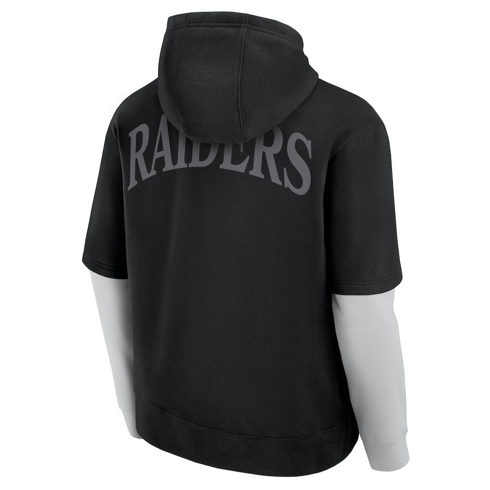 Las Vegas Raiders Unisex Sleek Elements Pullover Hoodie - Black cheap