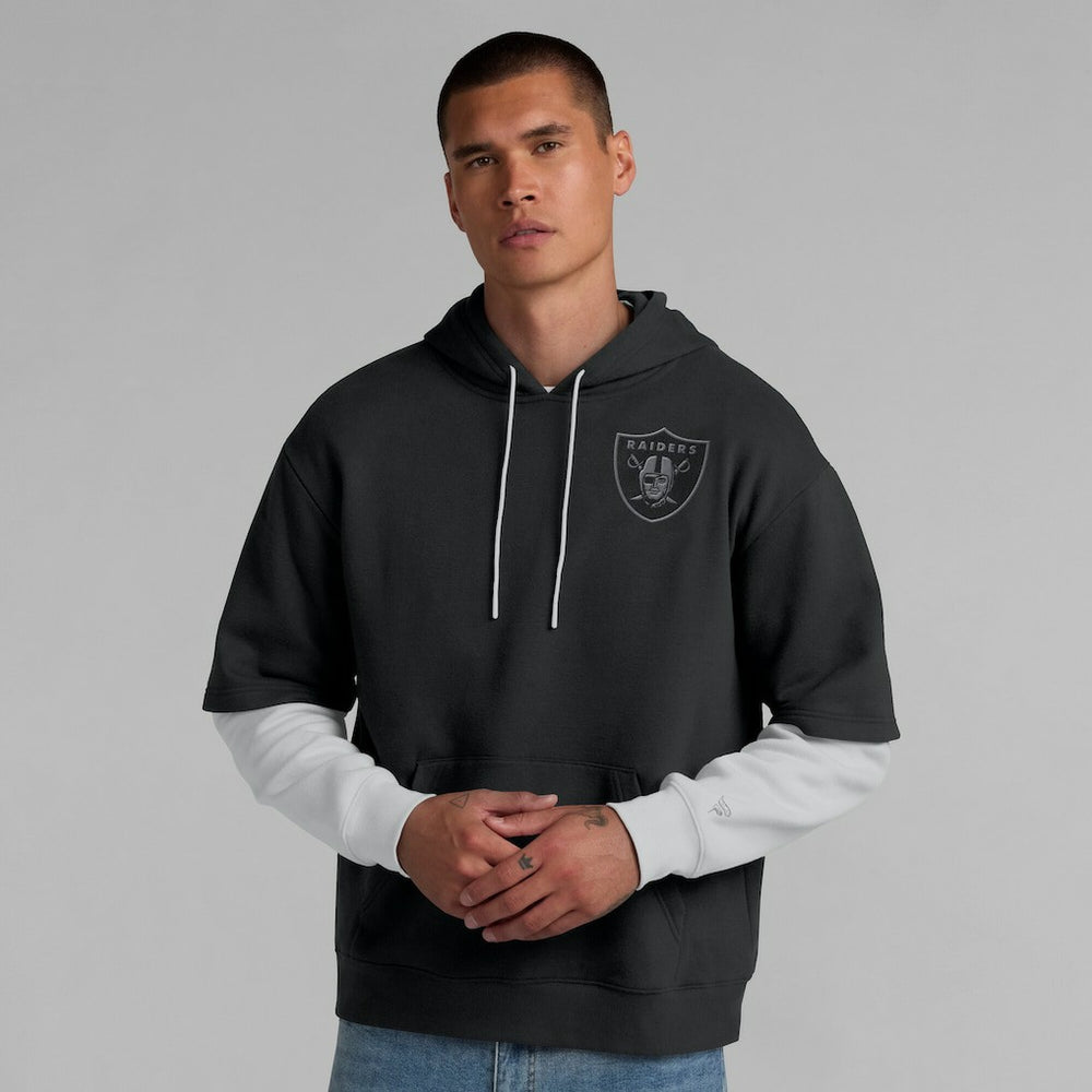 Las Vegas Raiders Unisex Sleek Elements Pullover Hoodie - Black cheap