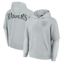 Las Vegas Raiders Unisex Sleek Elements Pullover Hoodie - Gray sale