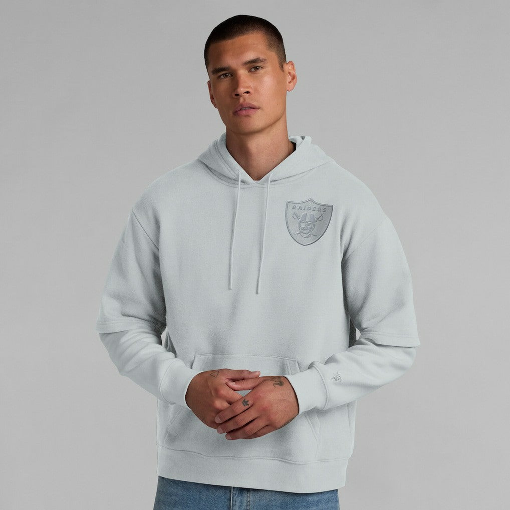 Las Vegas Raiders Unisex Sleek Elements Pullover Hoodie - Gray sale