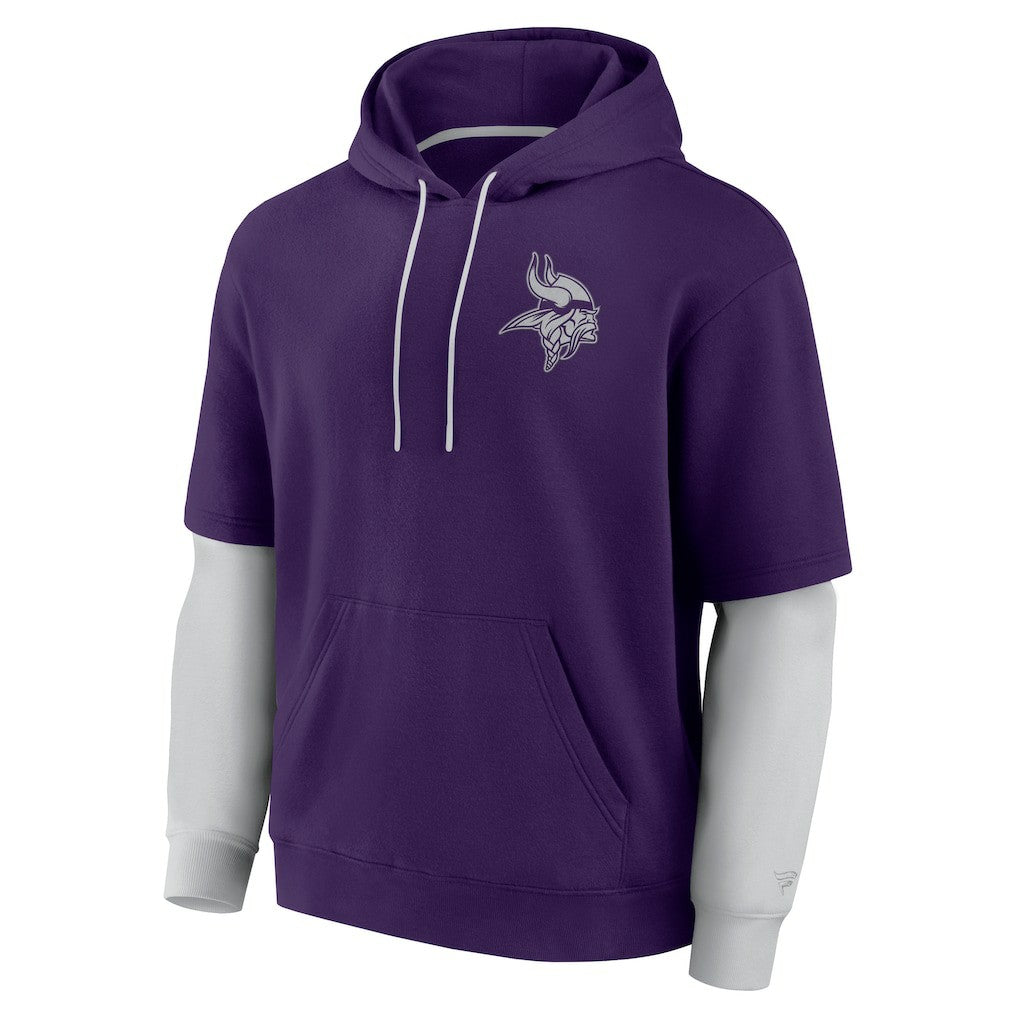 Minnesota Vikings Unisex Sleek Elements Pullover Hoodie - Purple on sale