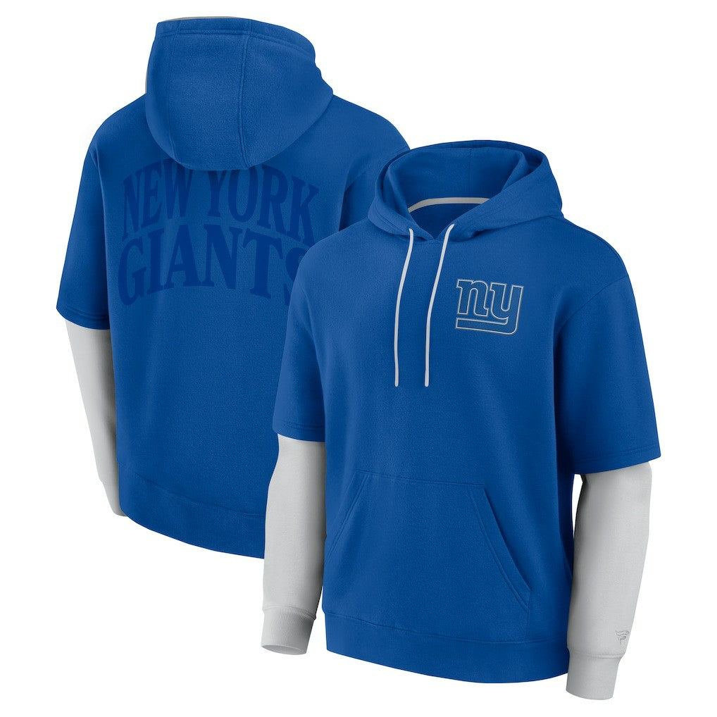 New York Giants Unisex Sleek Elements Pullover Hoodie - Royal outlet