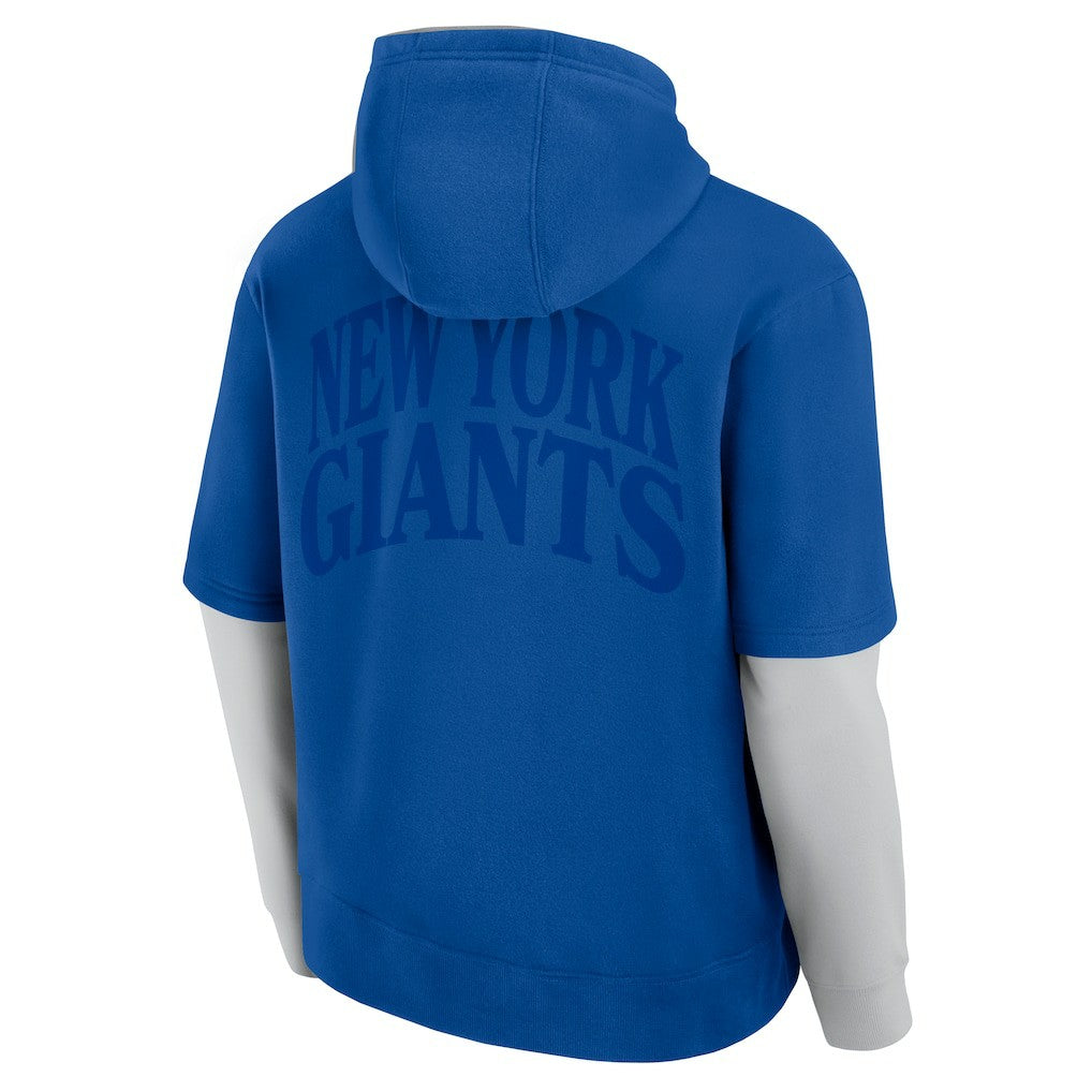 New York Giants Unisex Sleek Elements Pullover Hoodie - Royal outlet