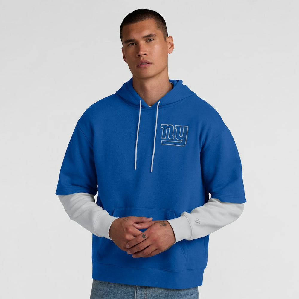 New York Giants Unisex Sleek Elements Pullover Hoodie - Royal outlet