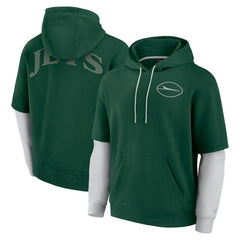 New York Jets Unisex Sleek Elements Pullover Hoodie - Green discount
