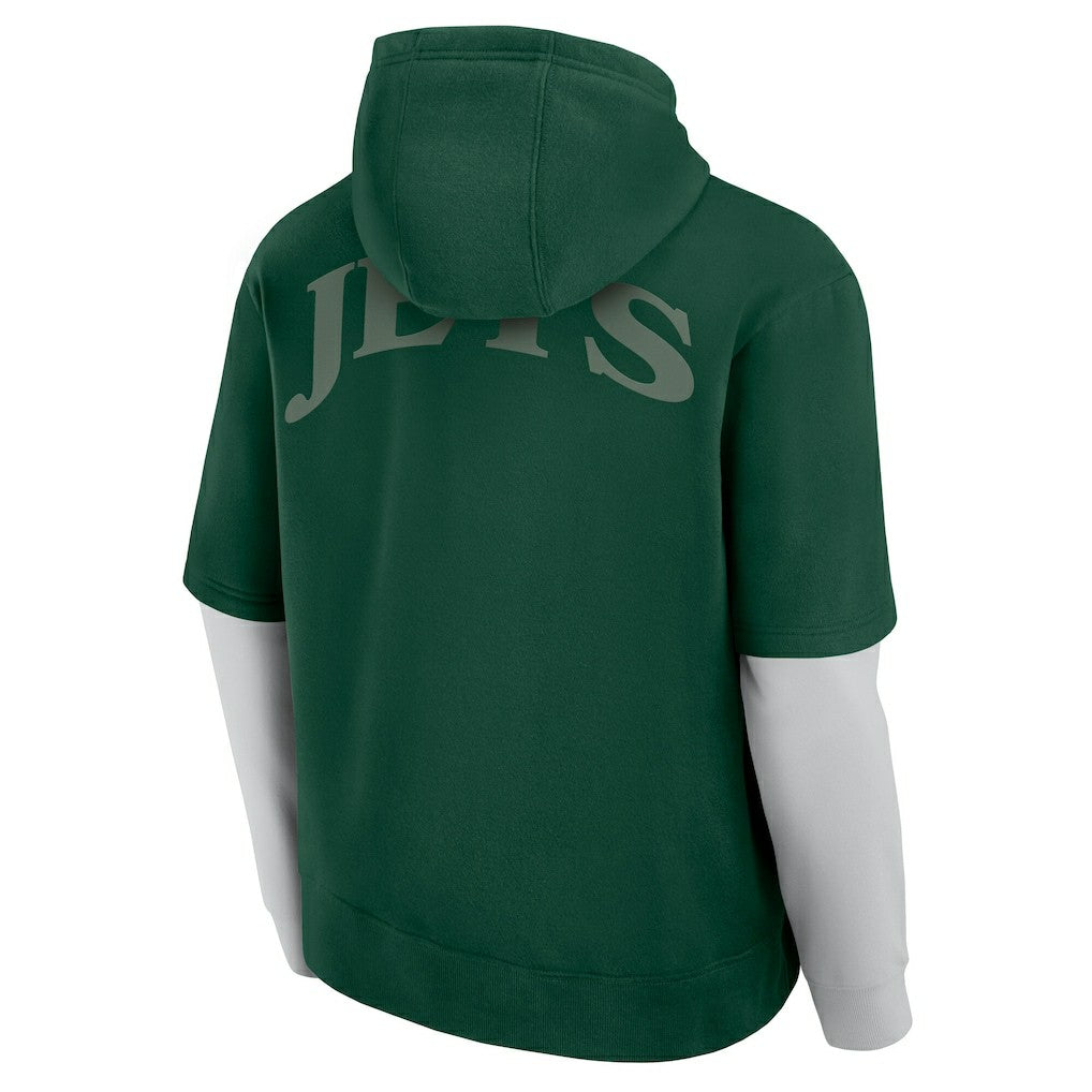 New York Jets Unisex Sleek Elements Pullover Hoodie - Green discount