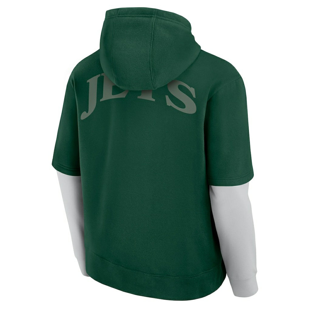 New York Jets Unisex Sleek Elements Pullover Hoodie - Green discount