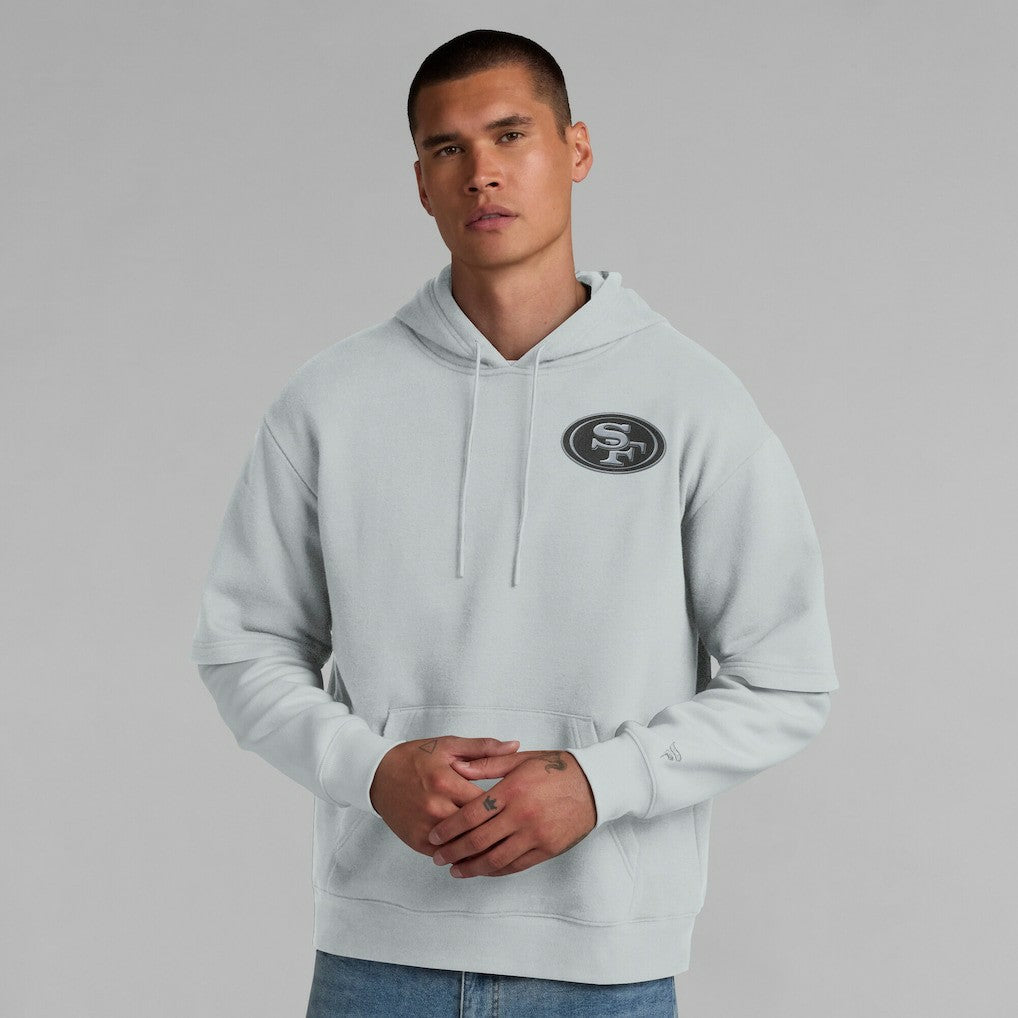 San Francisco 49ers Unisex Sleek Elements Pullover Hoodie - Gray outlet