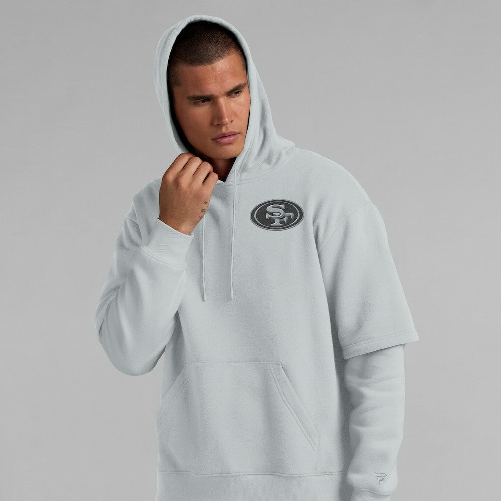 San Francisco 49ers Unisex Sleek Elements Pullover Hoodie - Gray outlet
