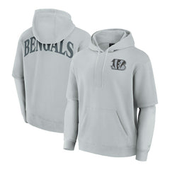 Cincinnati Bengals Unisex Sleek Elements Pullover Hoodie - Gray cheap