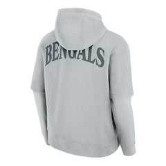 Cincinnati Bengals Unisex Sleek Elements Pullover Hoodie - Gray cheap