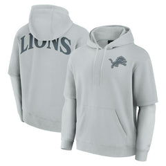 Detroit Lions Unisex Sleek Elements Pullover Hoodie - Gray sale