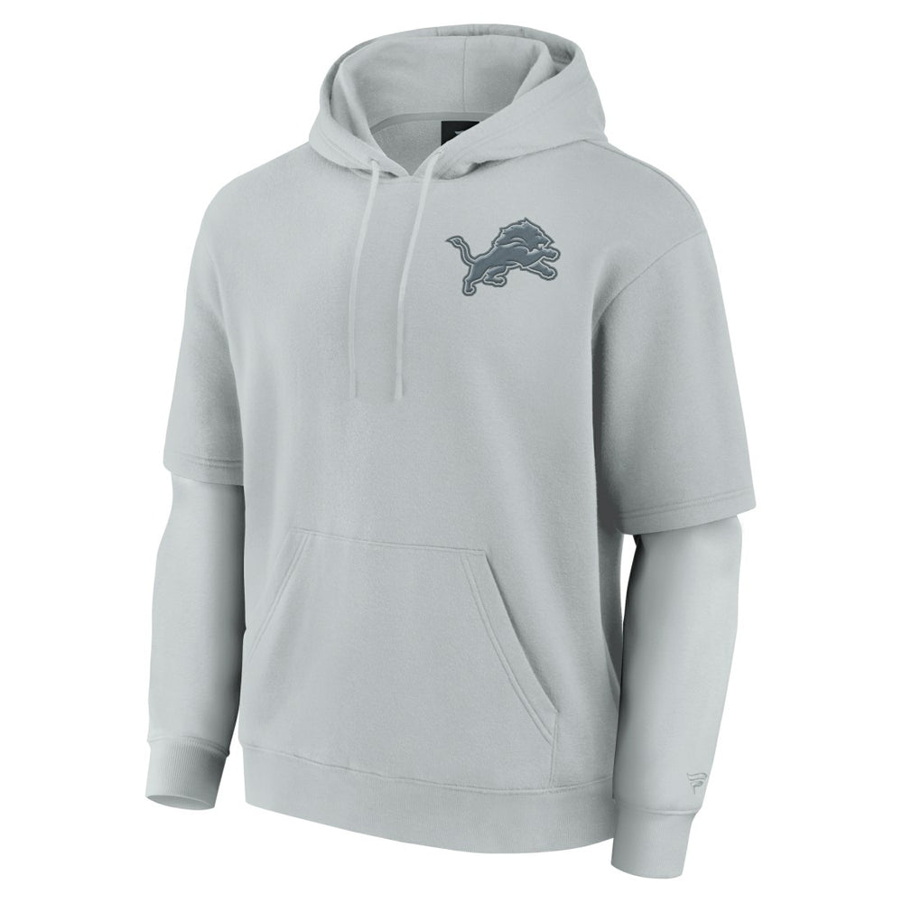 Detroit Lions Unisex Sleek Elements Pullover Hoodie - Gray sale