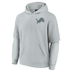 Detroit Lions Unisex Sleek Elements Pullover Hoodie - Gray sale