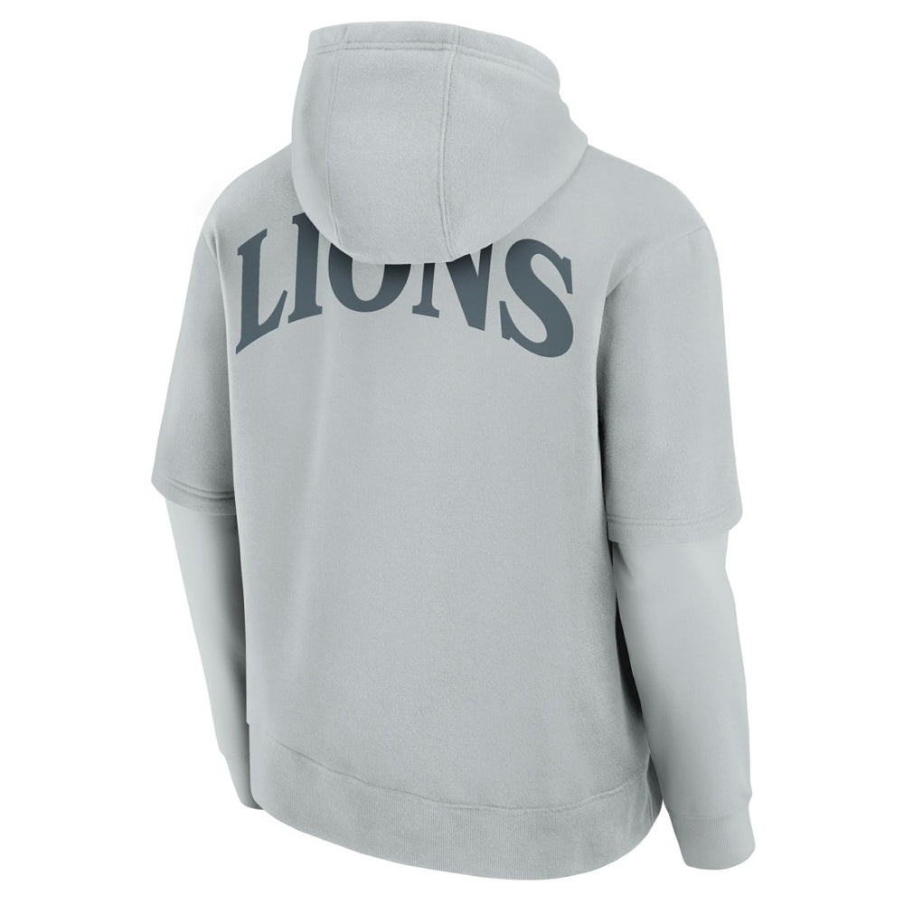Detroit Lions Unisex Sleek Elements Pullover Hoodie - Gray sale