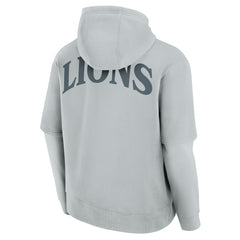 Detroit Lions Unisex Sleek Elements Pullover Hoodie - Gray sale