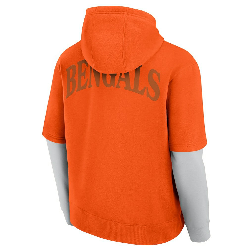 Cincinnati Bengals Unisex Sleek Elements Pullover Hoodie - Orange sale