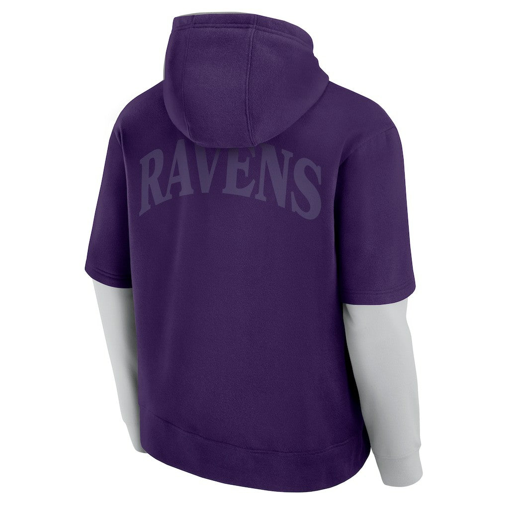 Baltimore Ravens Unisex Sleek Elements Pullover Hoodie - Purple online