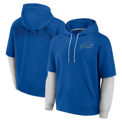 Buffalo Bills Unisex Sleek Elements Pullover Hoodie - Royal cheap