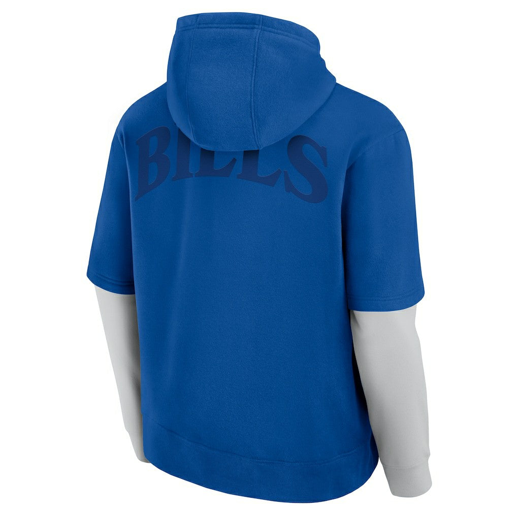 Buffalo Bills Unisex Sleek Elements Pullover Hoodie - Royal cheap