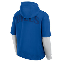 Buffalo Bills Unisex Sleek Elements Pullover Hoodie - Royal cheap