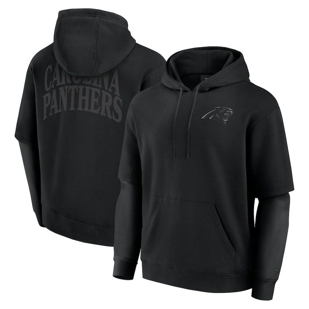 Carolina Panthers Unisex Sleek Elements Pullover Hoodie - Black online