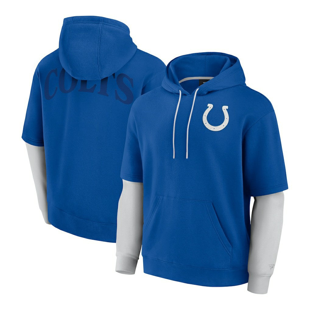 Indianapolis Colts Unisex Sleek Elements Pullover Hoodie - Royal for sale