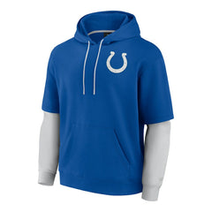 Indianapolis Colts Unisex Sleek Elements Pullover Hoodie - Royal for sale