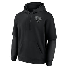 Jacksonville Jaguars Unisex Sleek Elements Pullover Hoodie - Black on sale