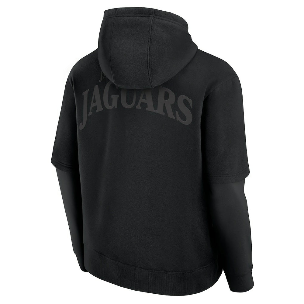 Jacksonville Jaguars Unisex Sleek Elements Pullover Hoodie - Black on sale