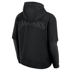 Jacksonville Jaguars Unisex Sleek Elements Pullover Hoodie - Black on sale