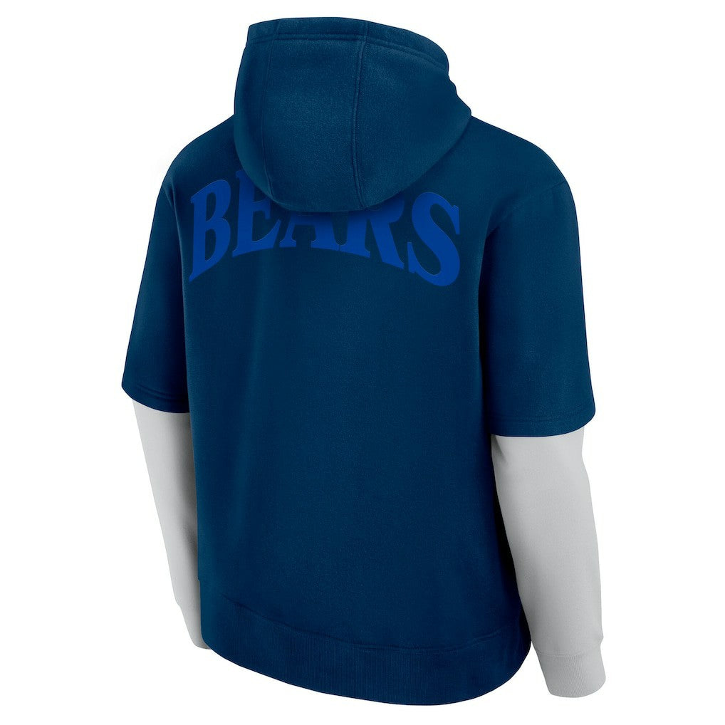 Chicago Bears Unisex Sleek Elements Pullover Hoodie - Navy for sale